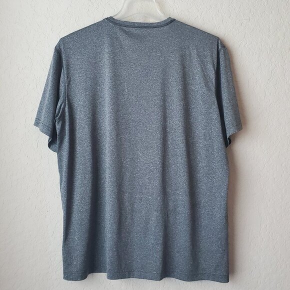 XL Eddie Bauer Performance Heather Gray Logo Shirt - Picture 6 of 8